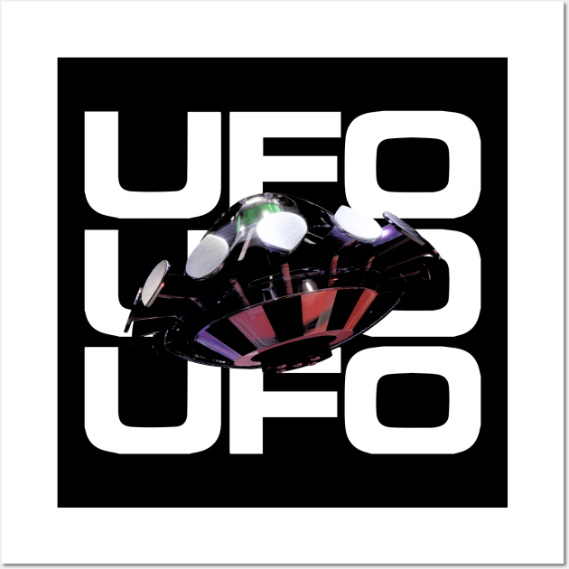 UFO Invaders Wall Art by Meta Cortex